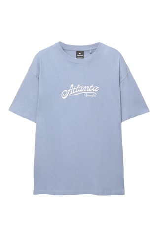 T-shirt relaxed - Gris clair