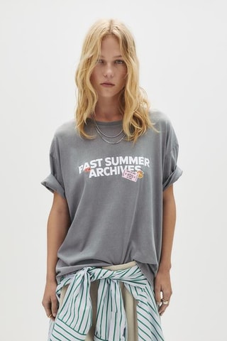 T-shirt - Gris clair