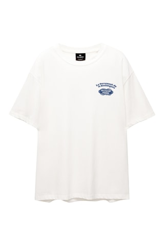 T-shirt relaxed - Blanc