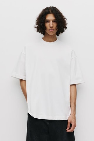T-shirt loose - Blanc