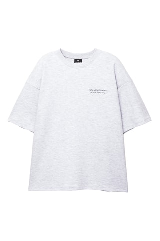 T-shirt - Gris clair chiné