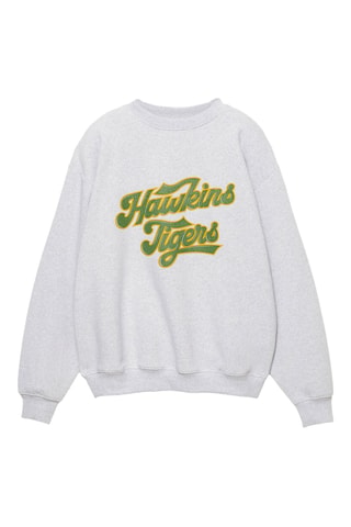 Sweat Stranger Things - Gris clair chiné