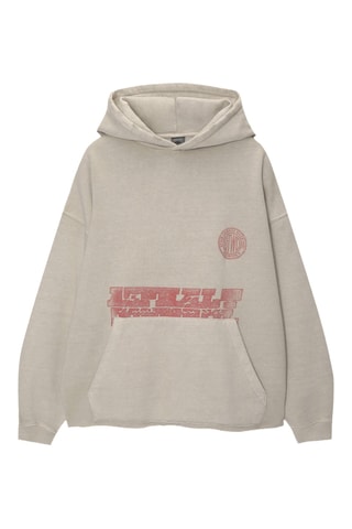 Sweat à capuche - Ecru