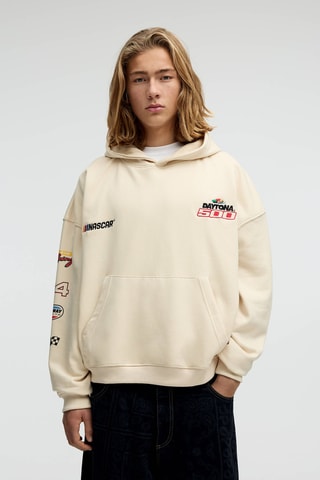 Sweat à capuche - Beige clair