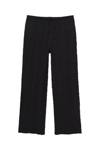 Pantalon wide legs - Noir