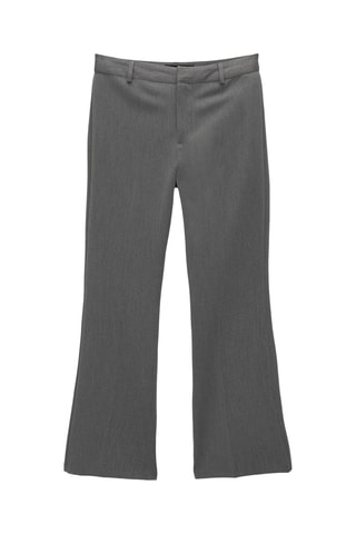 Pantalon flare - Gris