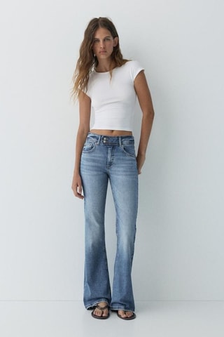 Pantalon bootcut - Bleu