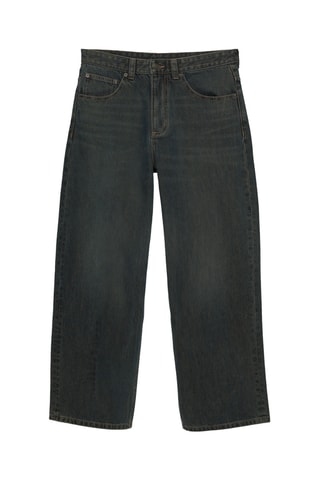 Jean wide legs - Bleu pétrole
