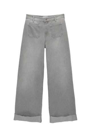 Jean wide legs - Gris