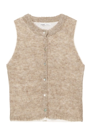 Gilet sans manches - Marron clair