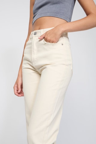 Jean mom - Ecru