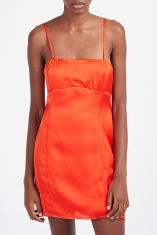 Robe droite Corail