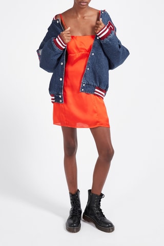 Robe droite Corail