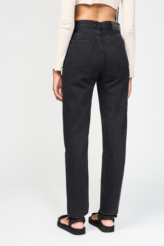 Jean mom taille haute - Noir