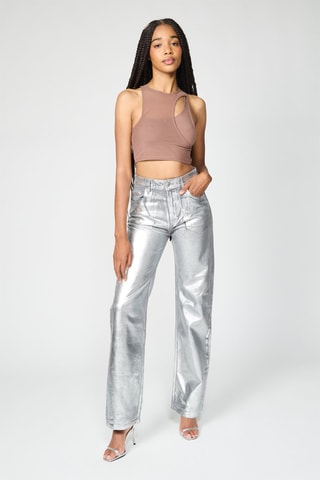 Crop top - Marron
