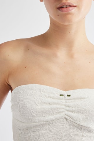 Crop top bustier - Blanc