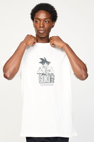 T-shirt Son Goku Dragon Ball Z - Blanc