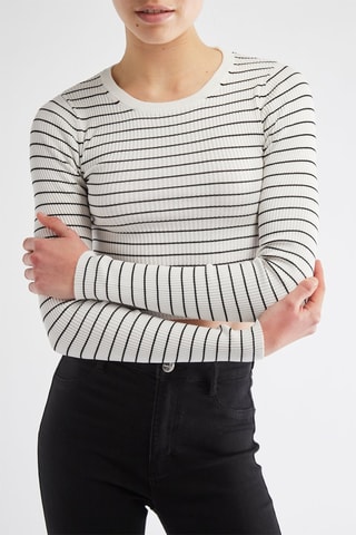 Pull - Blanc et noir