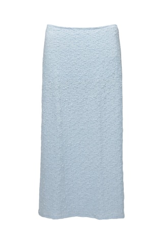 Jupe longue en dentelle - Bleu clair