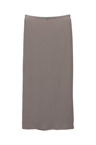 Jupe midi - Taupe