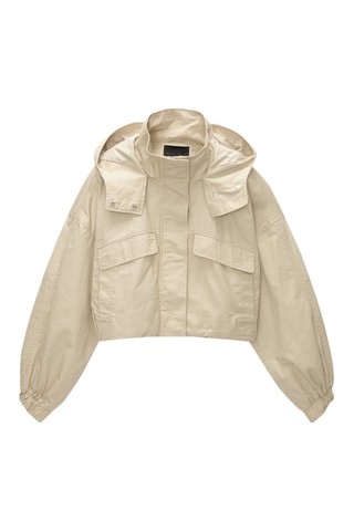 Veste à capuche - Ecru