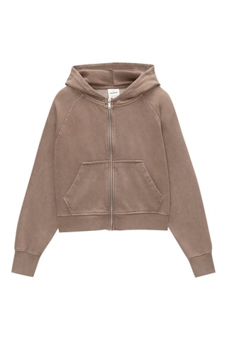 Sweat à capuche - Marron