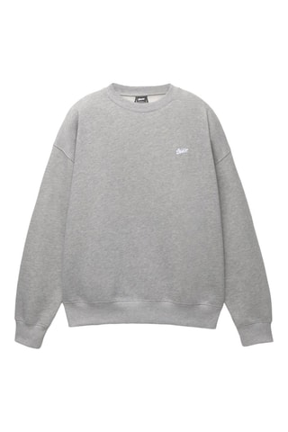Sweat - Gris chiné et blanc