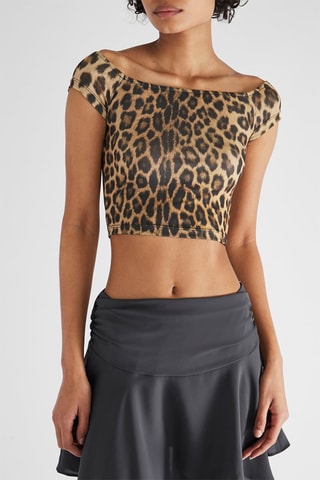Crop top - Marron