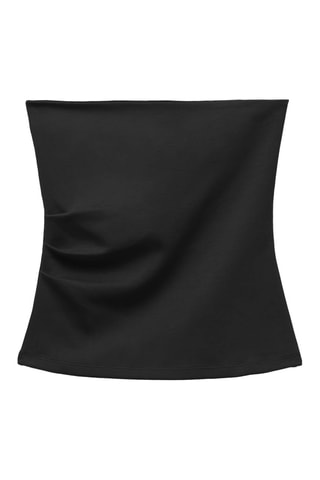 Top bustier - Noir