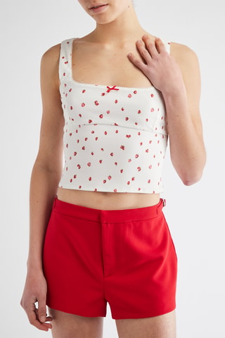 Crop top - Blanc