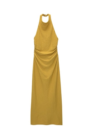 Robe midi - Moutarde