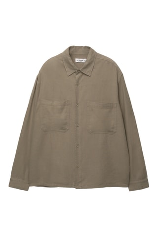 Chemise en lin - Kaki