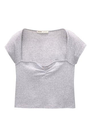 Top - Gris clair