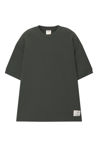 T-shirt - Kaki et blanc