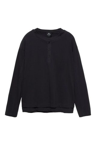 T-shirt trompe-l'œil - Noir