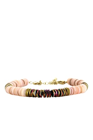 Bracelet Alison - Nacre Heishi et hématites