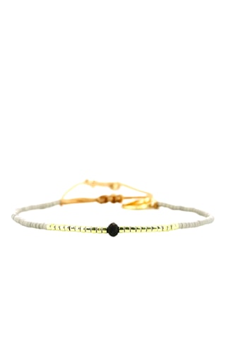 Bracelet Clara - Doré et noir