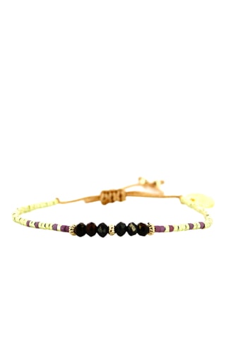 Bracelet Elena - Doré et noir