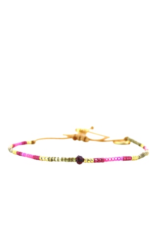 Bracelet multi-rangs Emma - Rose et doré