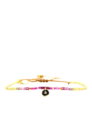 Bracelet Ness - Rose et doré