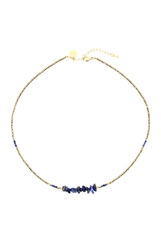Collier Dana - Lapis-lazuli et hématites