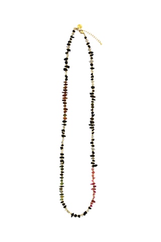 Collier Stelly - Labradorites, tourmalines et hématites