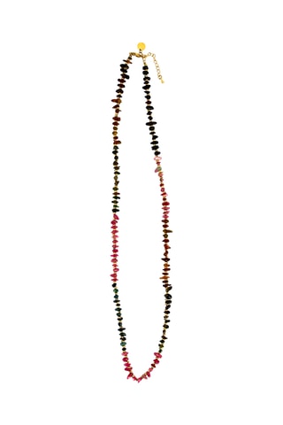 Collier Stelly - Tourmalines et hématites