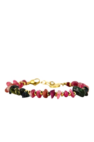 Bracelet Stelly - Tourmalines et hématites