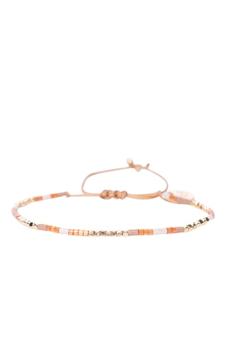 Bracelet Eva - Beige et rose