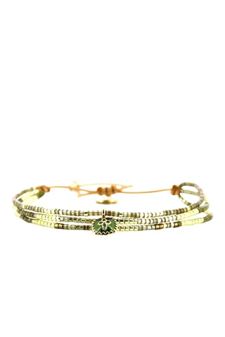 Bracelet Alma - Doré et beige