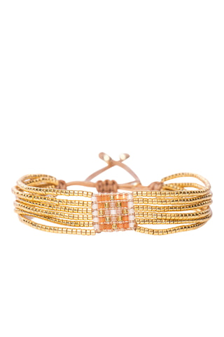 Bracelet Keira - Doré et rose
