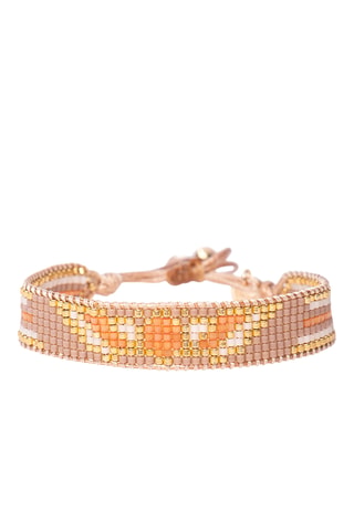 Bracelet Kiara - Rose et orange