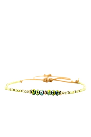 Pulseira Elena - Dourado e verde