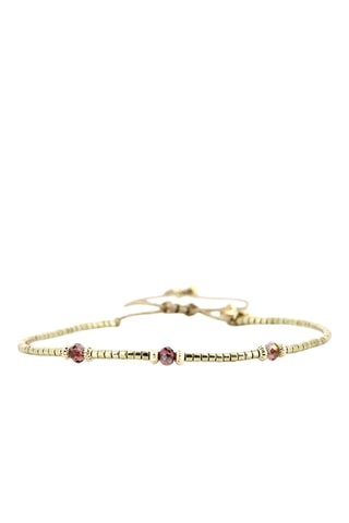 Bracelet Nina - Doré et violet